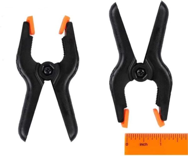 10 Packs Of 3.5 Inch Professional Plastic Small Spring Clamps Heavy Duty For Crafts And Backdrop Clips Clamps For Backdrop Stand,Photography, Home Improvement And So On | Clamps Clamps Clamps