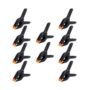 10 Pcs 4.5 Inch Professional Plastic Large Spring Clamps Heavy Duty For Crafts Or Plastic Clips And Backdrop Clips Clamps For Backdrop Stand,Photography, Home Improvement And So On… | Clamps Clamps Clamps