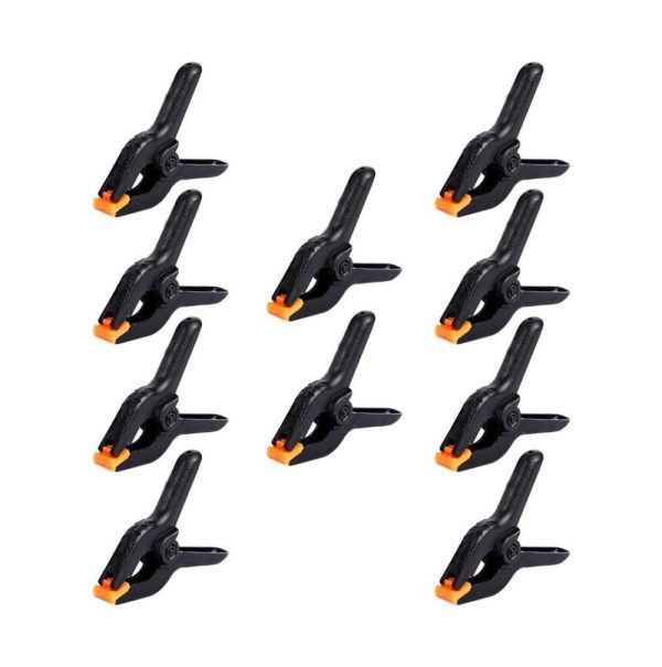 10 Pcs 6 Inch Professional Plastic Large Spring Clamps Heavy Duty For Crafts Or Plastic Clips And Backdrop Clips Clamps For Backdrop Stand,Photography, Home Improvement And So On | Clamps Clamps Clamps