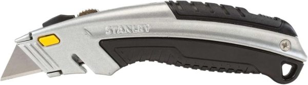 10788 Curved Quick-Change Utility Knife, High Carbon Steel Retractable Blade, 3 Blades | Knives Knives Knives