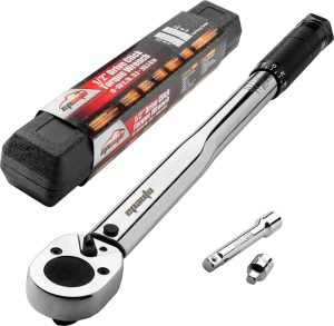 1/2-Inch Drive Click Torque Wrench, 10-150 Ft/Lb, 13.6-203.5 N/M | Torque Wrenches Torque Wrenches Torque Wrenches