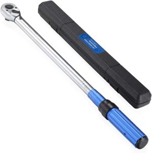 1/2-Inch Drive Click Torque Wrench Set Dual-Direction Adjustable 90-Tooth Torque Wrench With Buckle（25-250Ft.Lb / 33.75-337.5Nm） | Torque Wrenches Torque Wrenches Torque Wrenches