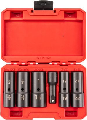 1/2 Inch Drive Thin Wall Impact Flip Socket Set (6-Piece) | Sif92400 | Socket Sets Socket Sets Socket Sets