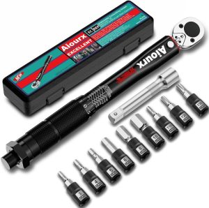 1/4 Inch Drive Click Torque Wrench Set 20-200 In.-Lb. / 2.26-22.6 Nm 11 Pieces Black | Torque Wrenches Torque Wrenches Torque Wrenches