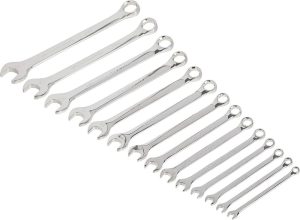 14 Pc. 6 Pt. Combination Wrench Set, Metric – 81925 | Box Wrenches Box Wrenches Box Wrenches