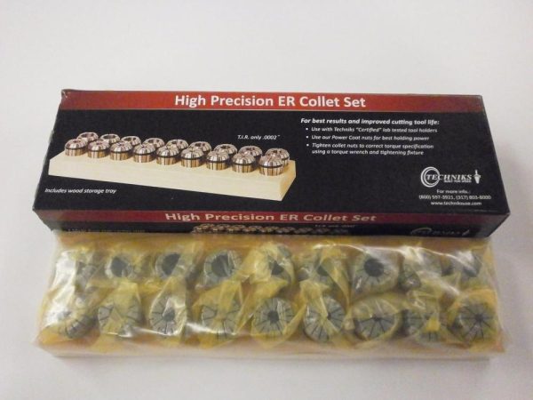 18 Piece Super Precision Er32 Collet Set 7/32" – 3/4" X 1/32 .0002" Cnc | Collets Collets Collets