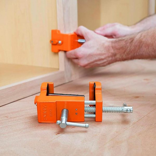 2-Pack Cabinet Clamps, 8510 Cabinet Claw, Face Frame Clamps For Installing Cabinets, 440 Lbs Load Limited Orange | Clamps Clamps Clamps