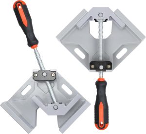 2 Pack Corner Clamps For Woodworking, Right Angle Clamps With A Stainless Steel Handler, Adjustable Swing Jaw 90 Degree Corner Clamp | Clamps Clamps Clamps