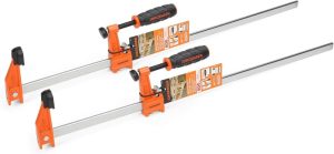 2-Pack Medium Duty Steel Bar Clamp Set With 600 Lbs Load Limit, 24-Inch | Clamps Clamps Clamps