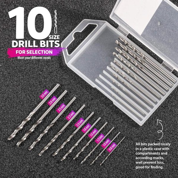 222 Pcs Pin Vise Kit For Resin Molds, Steel Hand Drill With Drill Bits & Grip Nose Pliers & Keychain Supplies Jump Rings, Hand Drill For Silicone Mold Diy Resin Jewelry Keychains Pendant Making | Vises Vises Vises