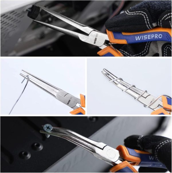 2Pcs Needle Nose Pliers, 6 Inches Long Nose Pliers For Handcrafts | Needle-Nose Pliers Needle-Nose Pliers Needle-Nose Pliers