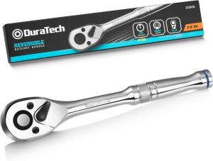 3/8-Inch Drive Ratchet, Quick-Release Ratchet Wrench, 72-Tooth, Reversible Switch, Full-Polished Chrome Plating, Alloy Steel | Socket Wrenches Socket Wrenches Socket Wrenches