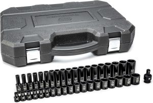 39 Piece 1/2Inch Drive 6 Point Impact Socket Set, Standard & Deep, Metric – 84948N | Individual Drive Sockets Individual Drive Sockets Individual Drive Sockets