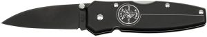 44000-Blk Black Lightweight Lockback Knife With Black Aluminum Handle, 2-1/4-Inch Drop-Point Blade | Knives Knives Knives