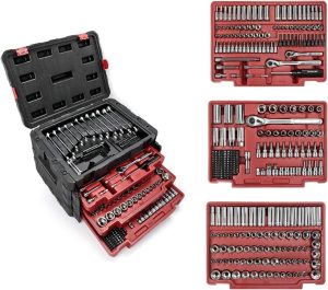 450-Piece Mechanics Tool Set, Universal Professional Tool Kit With Heavy Duty Case Box | Socket & Socket Wrench Sets Socket & Socket Wrench Sets Socket & Socket Wrench Sets