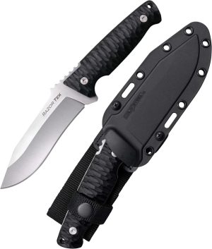 5′ Razortek / 5′ Blade / 3Mm Thick / 4116Ss Steel W/Satin Finish/Black Gfn Handle/Secure-Ex™ Sheath | Knives Knives Knives