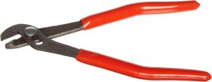 50Cgv Forged Alloy Steel Ignition Plier With Red Cushion Grip Handle, Slip Joint, 5" Length, 1/2" Jaw Capacity, Carded | Slip-Joint Pliers Pliers Slip-Joint Pliers