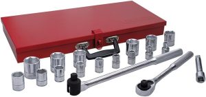 54122 1/2-Inch Drive 6-Point Chrome Socket Set, 18-Piece | Individual Drive Sockets Individual Drive Sockets Individual Drive Sockets