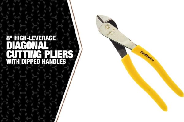 58289440 Tools & Equipment Dcp8D 8-Inch High-Leverage Diagonal Cutting Pliers With Dipped Handles | Side-Cutting Pliers Pliers Side-Cutting Pliers