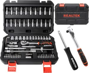 66 Pieces 1/4 Inch Drive Socket Set, Ratchet Set With 72 Tooth Reversible Ratchet & Bit Socket Set, Professional Tool Set For Auto Repairing And Household | Socket & Socket Wrench Sets Socket & Socket Wrench Sets Socket & Socket Wrench Sets