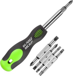 8 In 1 Screwdriver, Portable Multi-Purpose Screwdriver Set，High-Strength Bits, Phillips, Slotted, Torx，Suitable For Outdoor And Daily Repair Tools,Practical Hand Tools | Screwdrivers Screwdrivers Screwdrivers