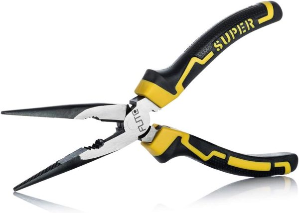 8 Inch Needle Nose Pliers With Side Cutter|Forged From Chrome Vanadium Steel | Needle-Nose Pliers Needle-Nose Pliers Needle-Nose Pliers