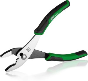 8-Inch Slip Joint Pliers, Premium Cr-V Construction, Ergonomic Non-Slip Handle For Comfortable Grip | Tongue-and-Groove Pliers Pliers Slip-Joint Pliers