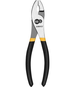 8-Inch Slip Joint Pliers With Ergonomic Rubber Grip Handle – Rust-Resistant High Carbon Steel Plier Tools For Durability And Reliability | Slip-Joint Pliers Pliers Slip-Joint Pliers