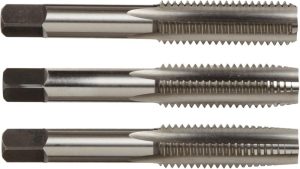 Alfa Tools Cshts70532 1/4-20 Carbon Steel Hand Tap Set Taper/Plug/Bottom | Threading Taps Threading Taps Threading Taps