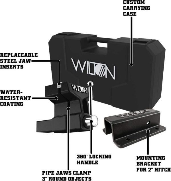 Atv All-Terrain Vise With Case, 6" Jaw Width, 5-3/4" Max Jaw Opening (10015) | Vises Vises Vises