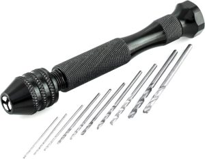 Bastex Precision Pin Vise Hand Drill With Twist Bits – Set Of 11 Pieces. Great For Models And Hobby. | Vises Vises Vises