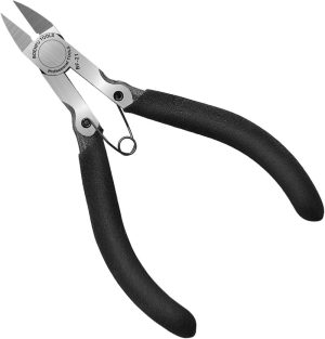 Boenfu Small Wire Flush Cutters 5-In, Sharp And Precision Side Cutting Pliers With Spring, Small Wire Snips For Jewelry Making, Model Cutting, Electronic – Black | Side-Cutting Pliers Pliers Side-Cutting Pliers