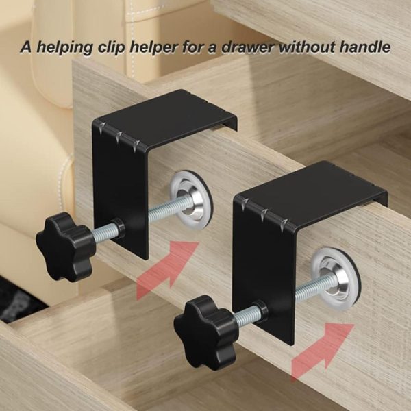 ® 4 Pcs C Clamps, Drawer Front Installation Clamps, Cold-Rolled Steel Clamps For Woodworking, Can Be Used As Door Installation Tools And Cabinet Tools, Black | Clamps Clamps Clamps