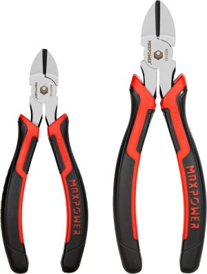 Diagonal Cutting Pliers, 6-Inch & 8-Inch Side Cutting Pliers For Cutting Electrical Wire, Cable Ties, Diy Craft, Non-Slip And Soft Grip Handle – 2 Pack | Side-Cutting Pliers Pliers Side-Cutting Pliers