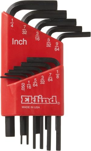 Eklind 10111 Hex-L Key Allen Wrench – 11Pc Set Sae Inch Sizes .050-1/4 Short Series | Hex Keys Hex Keys Hex Keys