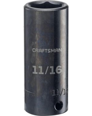 Impact Socket, Deep, Sae, 3/8 In. Drive, 11/16 In. (Cmmt15897) | Individual Drive Sockets Individual Drive Sockets Individual Drive Sockets