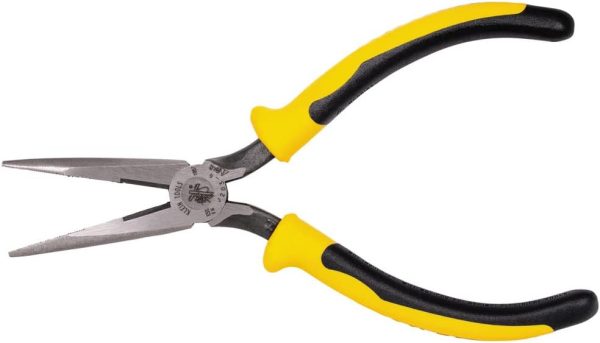 J203-6 Needle Nose Pliers, Long Nose Side Cutters, Heavy Duty Journeyman Alligator Pliers With Curved Handles, 6-3/4-Inch | Needle-Nose Pliers Needle-Nose Pliers Needle-Nose Pliers