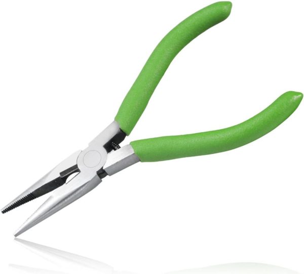 Long Nose Pliers With Wire Cutter 5-Inch Long Needle Nose Pliers With Small Serrated Jaws Wire Cutter Pliers Chain Nose Pliers Long Nose Pliers | Needle-Nose Pliers Needle-Nose Pliers Needle-Nose Pliers