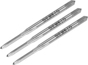 Machine Tap #2-56 Unc Unc Thread 2B Class 3 Flutes High Speed Steel Screw Threading Tap Tapping Tool 3Pcs | Threading Taps Threading Taps Threading Taps