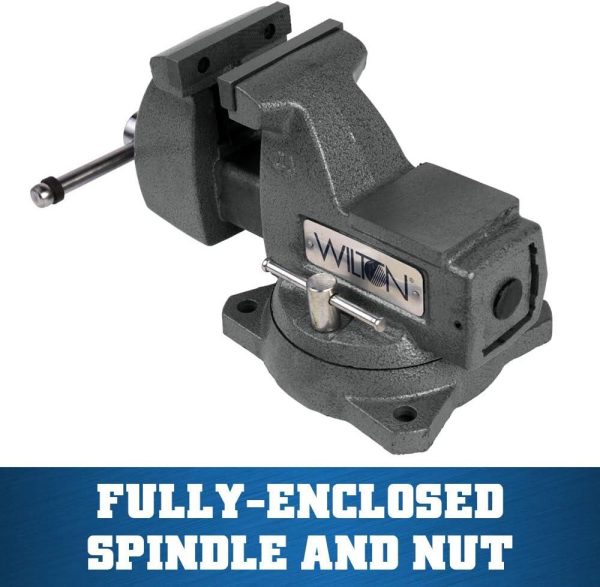 Mechanics Bench Vise, 4 Jaw Width, 4-1/2" Jaw Opening, 3-7/16" Throat (Model 744) | Vises Vises Vises