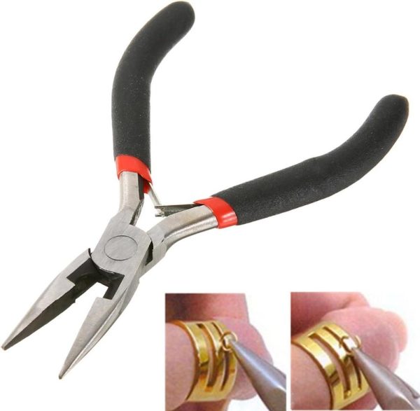 Mini Needle Nose Pliers Multifunction Precision Pliers Stripper Hand Jewellery Making Tool Beading Flat Wire Pliers | Needle-Nose Pliers Needle-Nose Pliers Needle-Nose Pliers