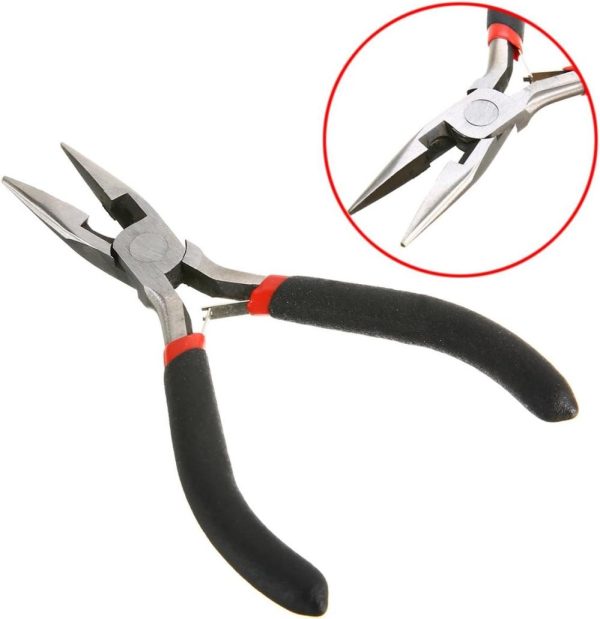 Mini Needle Nose Pliers Multifunction Precision Pliers Stripper Hand Jewellery Making Tool Beading Flat Wire Pliers | Needle-Nose Pliers Needle-Nose Pliers Needle-Nose Pliers