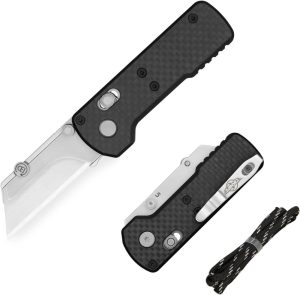 Otacle U1 Folding Pocket Utility Knife, Quick Change Box Cutter With Rail Lock, Edc Razor Knife With Pocket Clip For Office, Factory | Knife Sheaths Knife Sheaths Knife Sheaths