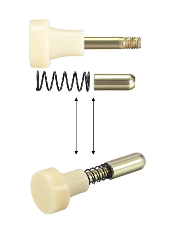 Plunger Latches Spring-Loaded 6.3Mm Dia Head 5.5Mm Dia Spring 43Mm Total Length, 4Pcs | Spring Plungers Spring Plungers Spring Plungers