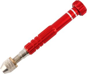 Precision Pin Vise Hand Drill, Keyless Mini Adaptor Chuck, 3 Jaw Chuck, For Micro Drill Bits 0" To 1/8" Sdzkq-02 (Red) | Vises Vises Vises