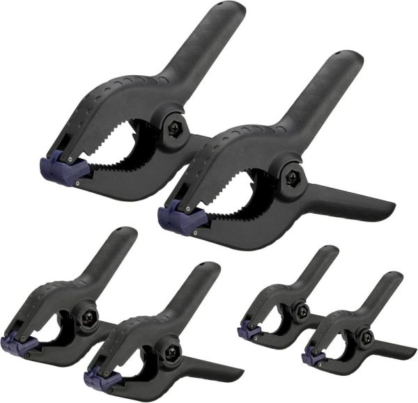 Quick-Grip Spring Clamps For Woodworking, Multiple Sizes 1", 2" And 3/4", 6 Pack (Irht83241) | Clamps Clamps Clamps