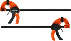 Quick Release Ratchet Bar Clamps For Woodworking (2 Pieces Set 36”) – Light Duty Adjustable One-Handed Clamp For Woodworking & Furniture Manufacturing & Assembly | Clamps Clamps Clamps