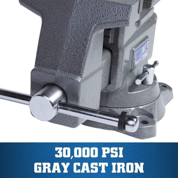 Reversible Bench Vise, 6-1/2" Jaw Width, 7-1/4" & 12-3/4" Jaw Opening, 4" Throat (Model 4650R) | Vises Vises Vises