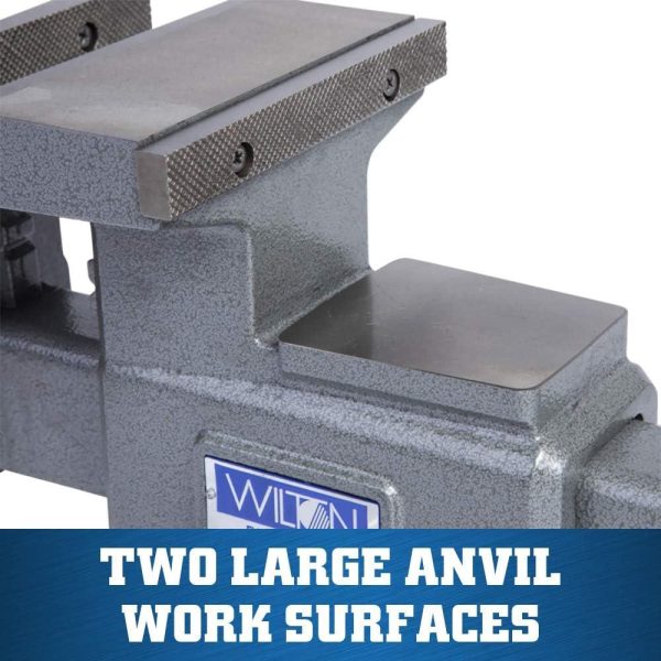 Reversible Bench Vise, 6-1/2" Jaw Width, 7-1/4" & 12-3/4" Jaw Opening, 4" Throat (Model 4650R) | Vises Vises Vises