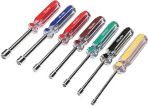 Sae Nut Driver Set 86-513, 7-Piece Color Handle | Nut Drivers Nut Drivers Nut Drivers